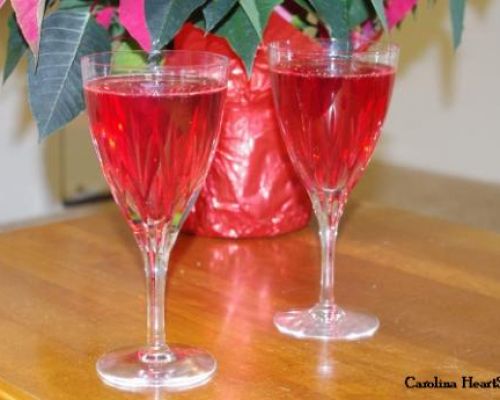Cranberry-Orange Champagne Cocktail